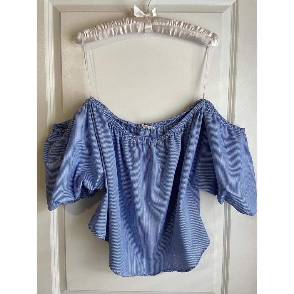 Off the shoulder flowy top